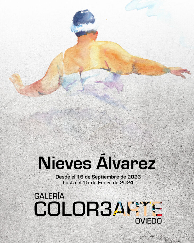 Nieves Alvarez en la Galería Color3arte