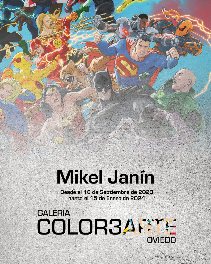 Mikel Janín en la Galería Color3arte
