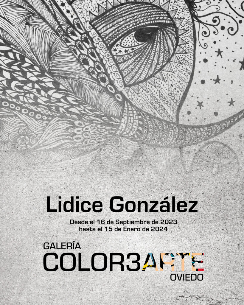 Lidice González en la Galería Color3arte