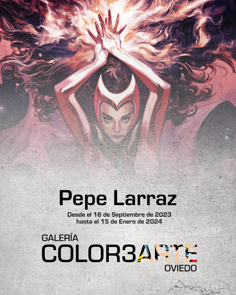 Pepe Larraz en la Galería Color3arte