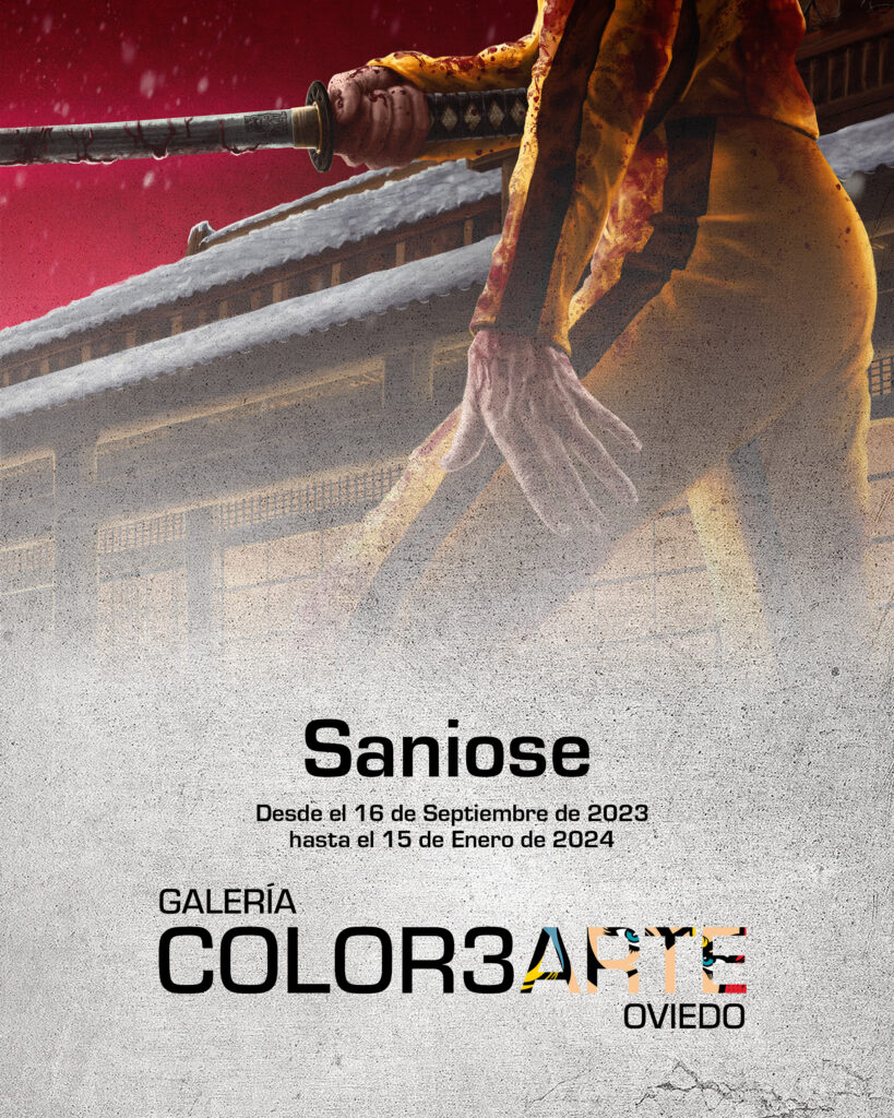 Saniose en la Galería Color3arte